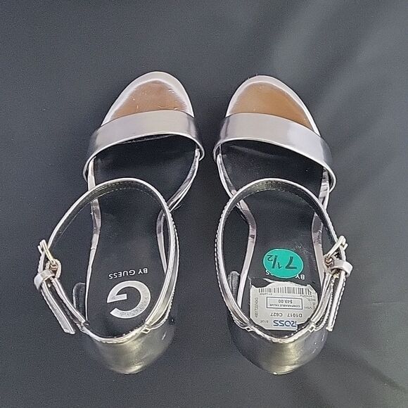 G BY GUESS HIGH HEEL STILETTOS ADJUSTABLE BUCKLE ANKLE STRAP SANDAL - Picture 6 of 14